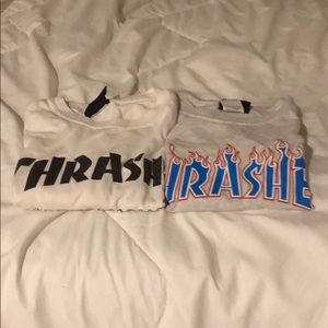 2 Men’s Small Thrasher t shirts